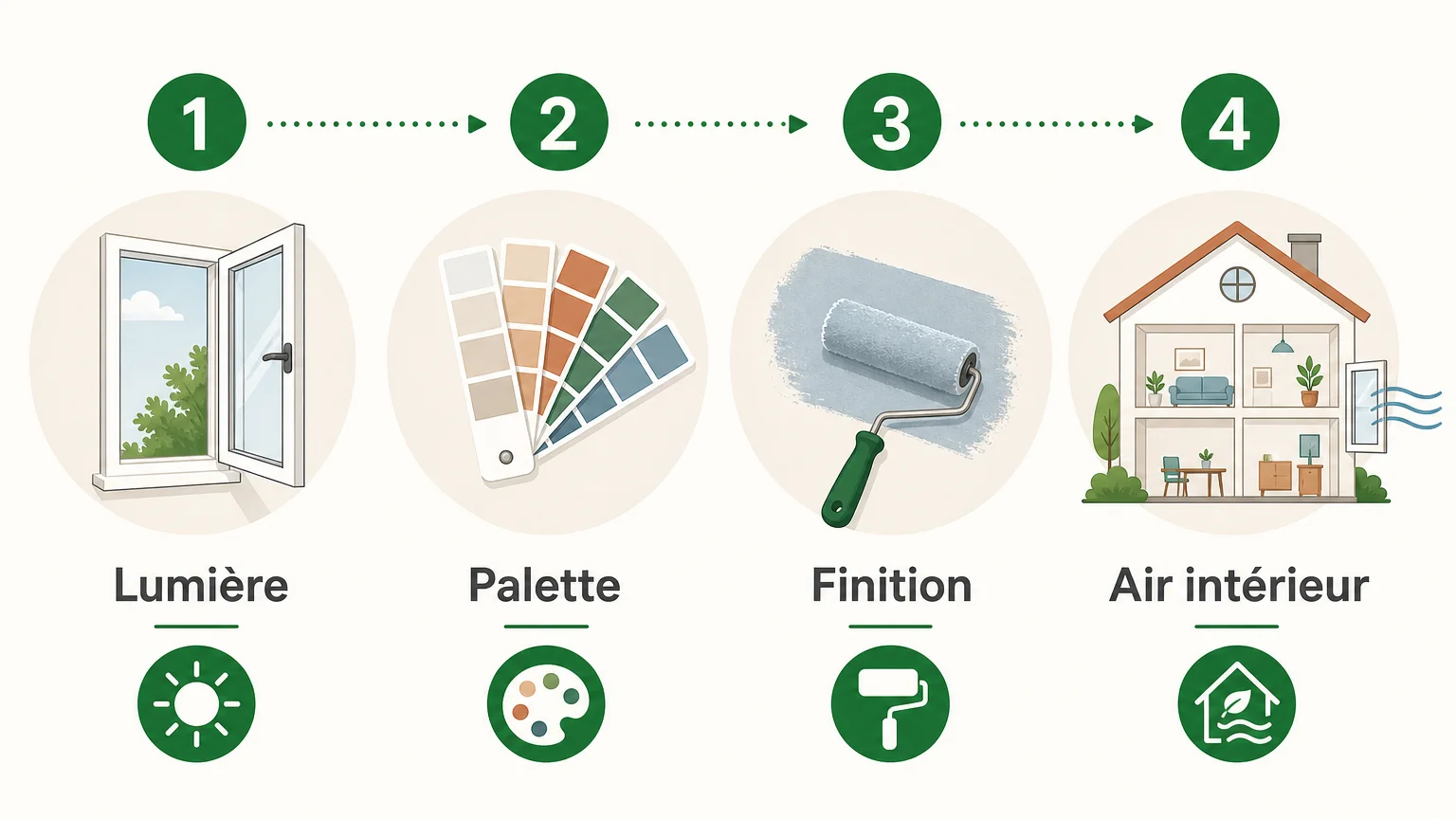 Checklist pour choisir une peinture saine et adaptée à une chambre