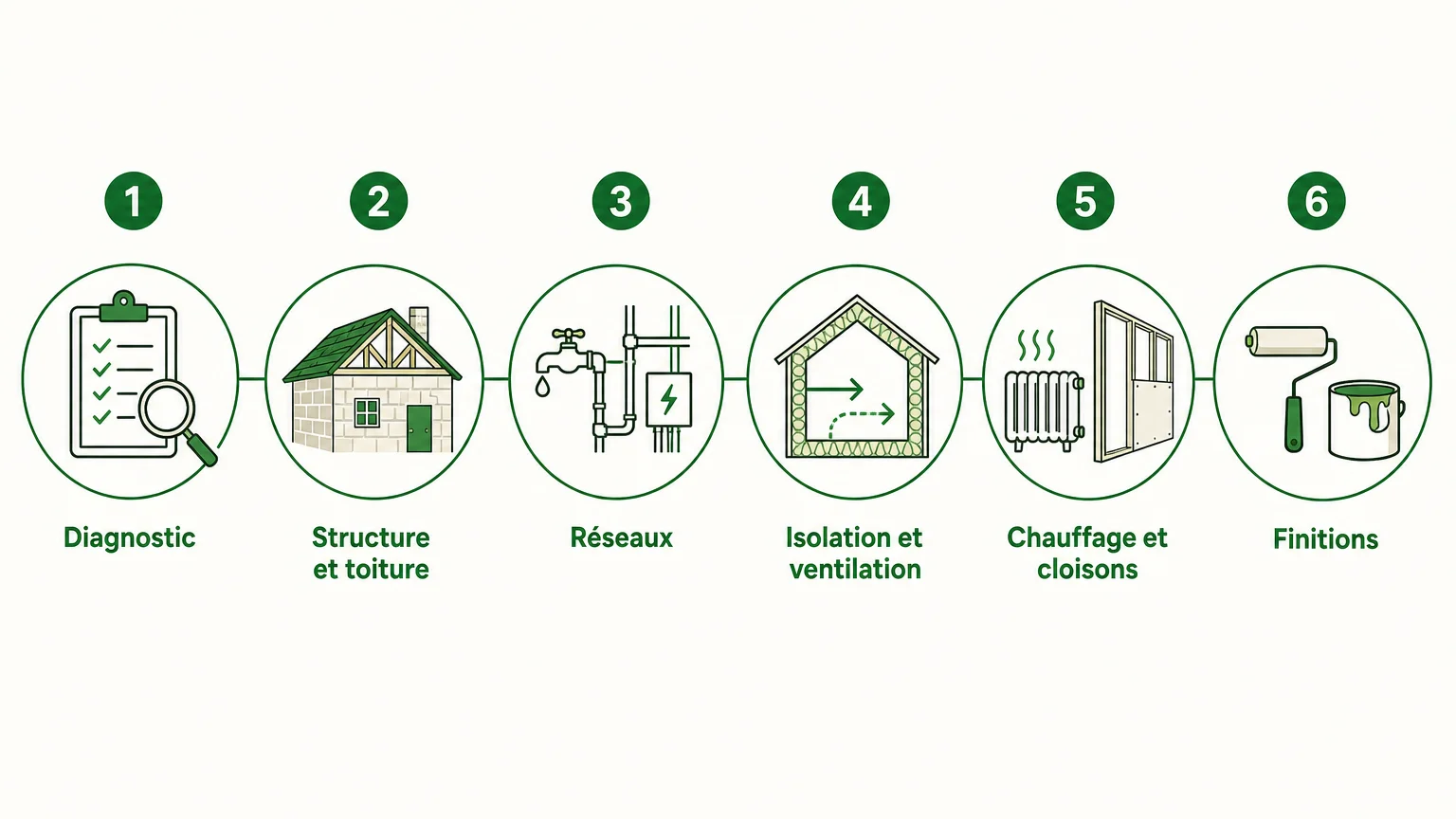 Checklist des étapes de rénovation d’un corps de ferme